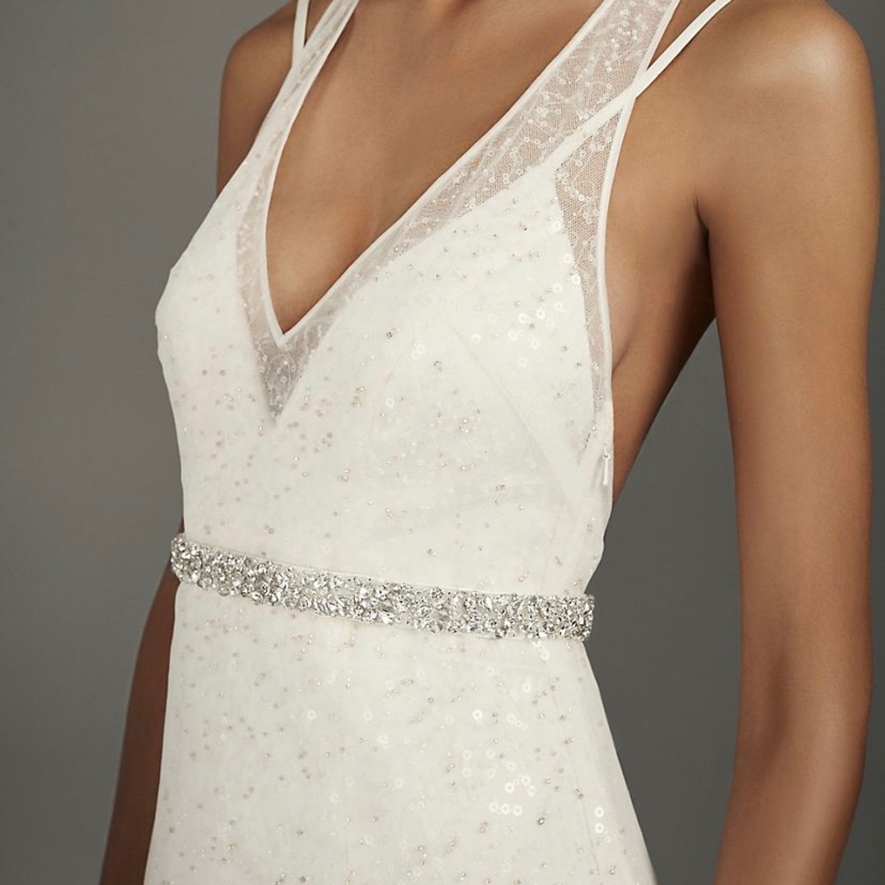 David’s Bridal belt NWT